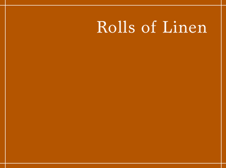Rolls of Linen - 6 Yards - 350DP 84" Width (contact us for availability)